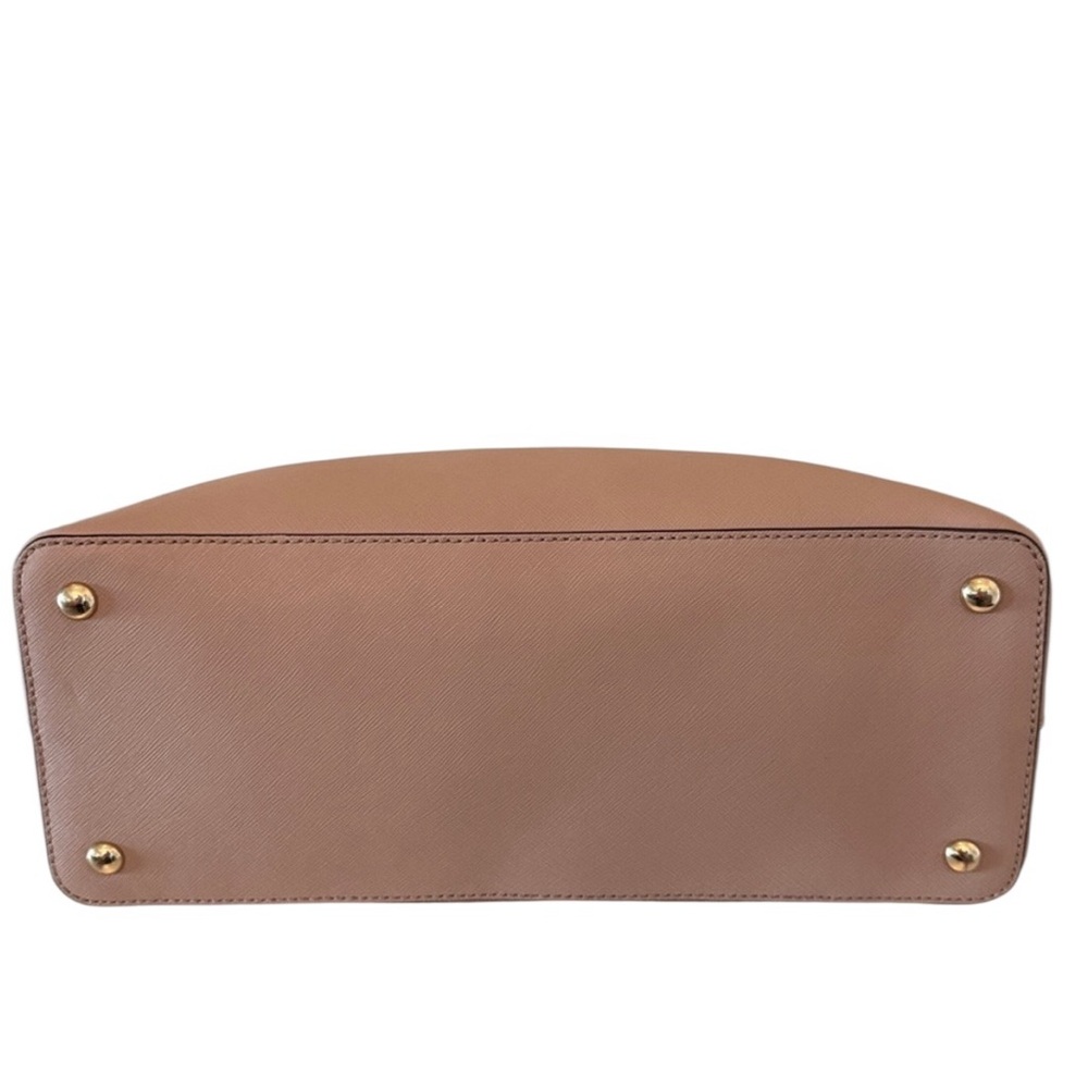 Expires in five hours Michael Kors Tan -Pink Satchel - Picture 10 of 14